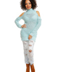 Hard-knitted jumper model 84344 PeeKaBoo