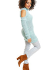Hard-knitted jumper model 84344 PeeKaBoo