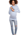 Maternity sweatshirt model 84457 PeeKaBoo