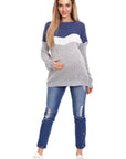 Pregnancy sweater model 132024 PeeKaBoo