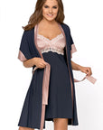 Short bathrobe model 133940 Babella