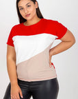 Plus size T-shirt model 166733 Relevance