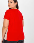 Plus size T-shirt model 166733 Relevance