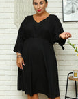 Plus size dress model 168959 Karko