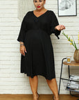 Plus size dress model 168959 Karko