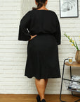 Plus size dress model 168959 Karko