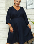 Plus size dress model 168960 Karko