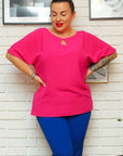 Plus size blouse model 169031 Karko