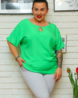 Plus size blouse model 169032 Karko