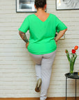 Plus size blouse model 169032 Karko