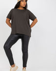 Plus size T-shirt model 169077 Relevance