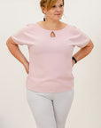 Plus size blouse model 169140 Karko