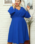 Plus size dress model 169251 Karko