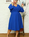 Plus size dress model 169251 Karko