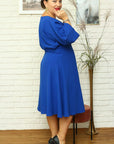 Plus size dress model 169251 Karko