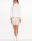 Turtleneck model 170924 Makadamia