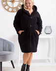 Coat plus size model 172428 Karko