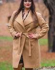 Coat plus size model 173081 Karko