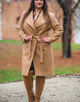 Coat plus size model 173081 Karko