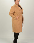 Coat plus size model 173081 Karko