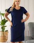 Plus size dress model 175228 Karko