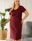 Plus size dress model 175230 Karko