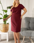 Plus size dress model 175230 Karko