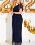 Plus size dress model 175250 Karko