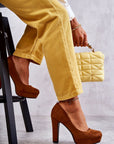 Block heel pumps model 175298 Step in style - Toi ‘n’ Moi Ltd