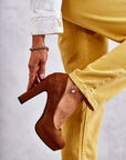 Block heel pumps model 175298 Step in style - Toi ‘n’ Moi Ltd
