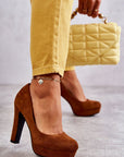Block heel pumps model 175298 Step in style - Toi ‘n’ Moi Ltd