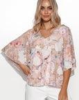 Blouse model 176190 Makadamia - Toi ‘n’ Moi Ltd