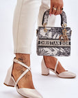 Block heel pumps model 176236 Step in style - Toi ‘n’ Moi Ltd