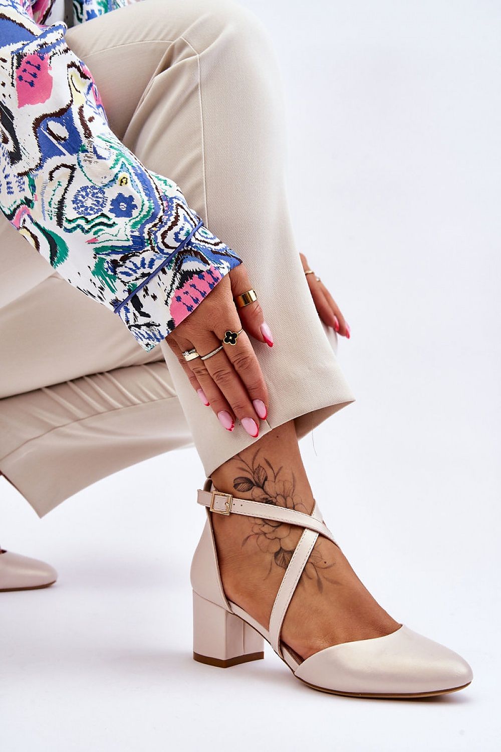 Block heel pumps model 176236 Step in style - Toi ‘n’ Moi Ltd