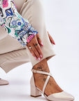 Block heel pumps model 176236 Step in style - Toi ‘n’ Moi Ltd