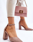 Block heel pumps model 176239 Step in style - Toi ‘n’ Moi Ltd
