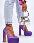 Block heel pumps model 176430 Step in style - Toi ‘n’ Moi Ltd