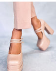 Platform pumps model 176987 Inello