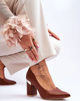 Block heel pumps model 177681 Step in style - Toi ‘n’ Moi Ltd