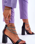 Heel sandals model 178019 Step in style