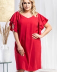 Plus size dress model 178524 Karko