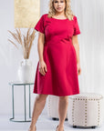 Plus size dress model 178532 Karko