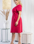 Plus size dress model 178532 Karko