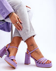 Heel sandals model 179119 Step in style