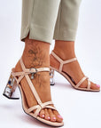 Heel sandals model 179863 Step in style