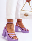 Heel sandals model 180545 Step in style