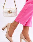 Block heel pumps model 181446 Step in style - Toi ‘n’ Moi Ltd