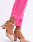 Block heel pumps model 181450 Step in style - Toi ‘n’ Moi Ltd