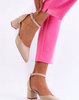Block heel pumps model 181450 Step in style - Toi ‘n’ Moi Ltd