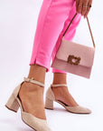 Block heel pumps model 181450 Step in style - Toi ‘n’ Moi Ltd